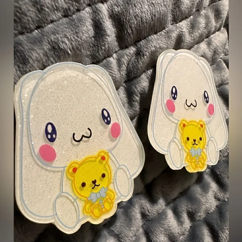 New Sanrio Kuromi Hair Accessories 2Pcs Hair Clip's